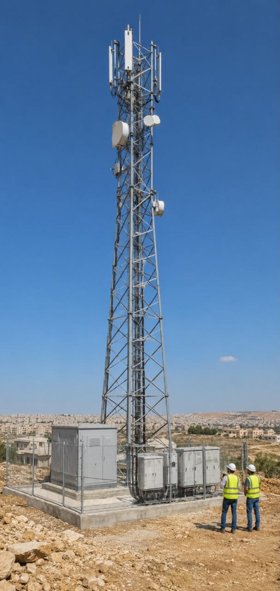 Telecom tower site detail